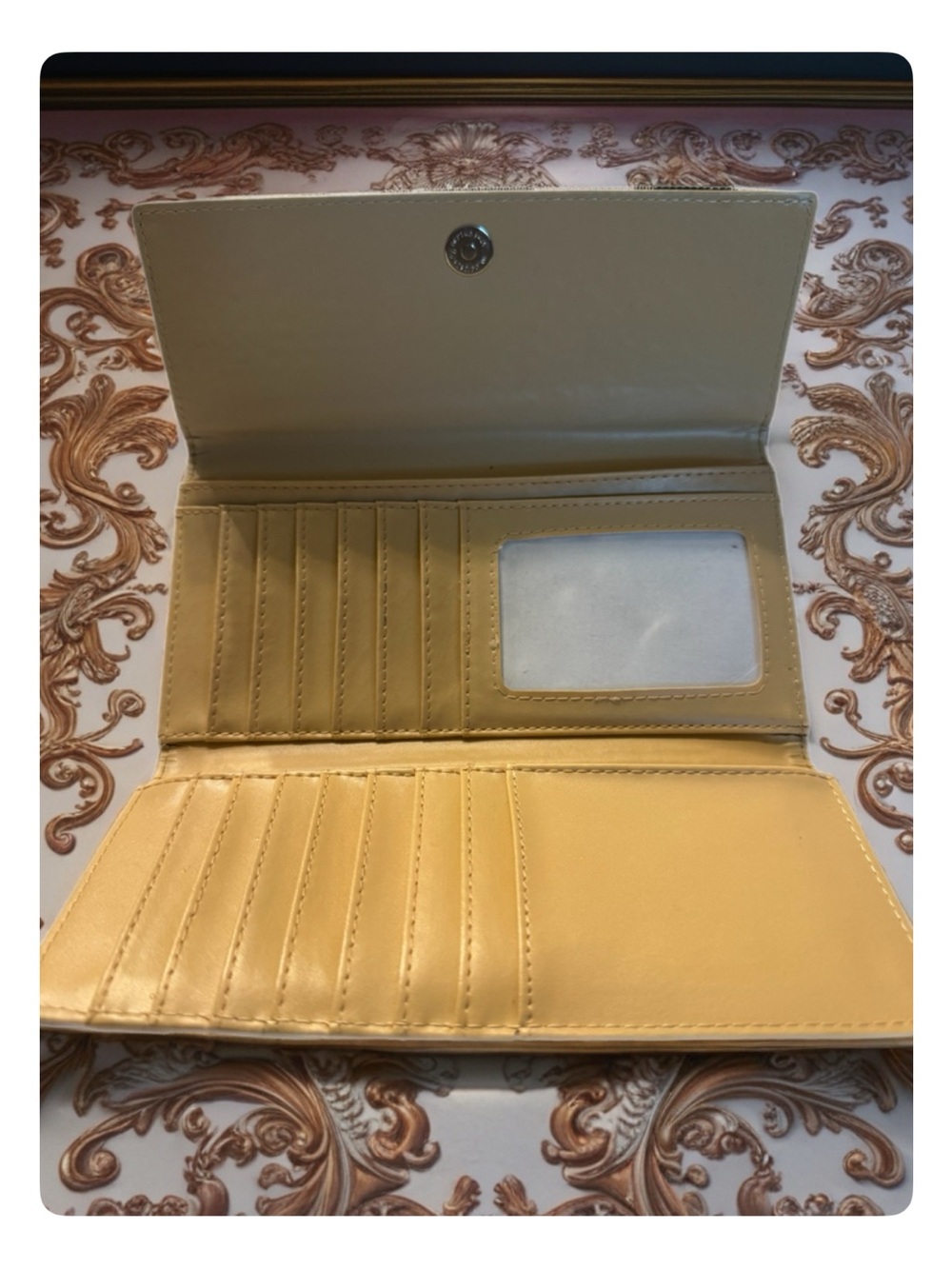 Burberry Plaid Foldover Clutch in Beige, Tan and Black - Picture 3 of 4